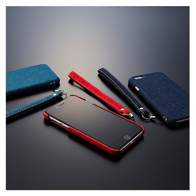 【iPhone6s Plus/6 Plus ケース】NUNO ファブリックケース (レッドデニム)goods_nameサブ画像