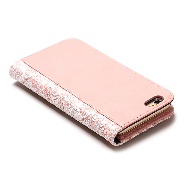 【iPhone6s/6 ケース】Lace Diary (ピンク)goods_nameサブ画像