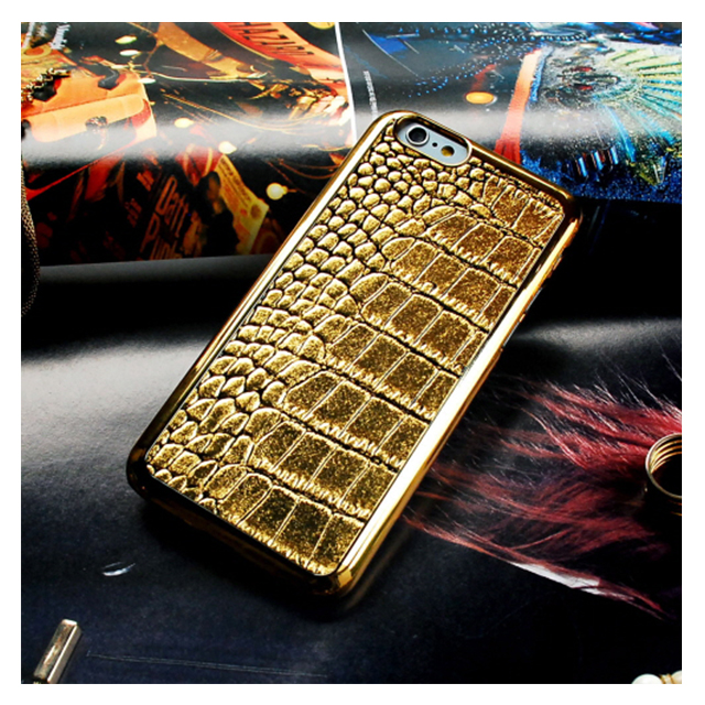 【iPhone6s/6 ケース】Gold Croco Bargoods_nameサブ画像