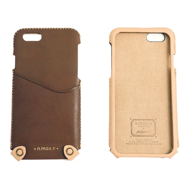 【iPhone6s/6 ケース】Minimalistレザーケース (ブラウン)goods_nameサブ画像