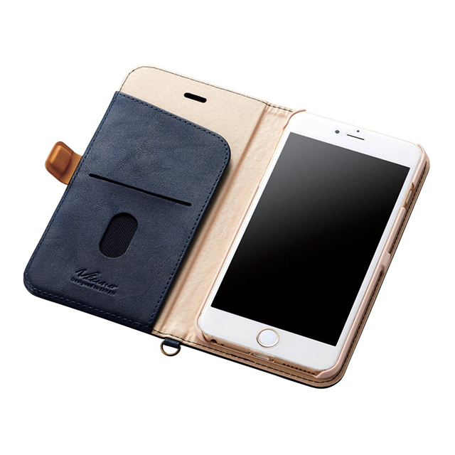 【iPhone6s Plus/6 Plus ケース】ソフトレザーカバー/磁石タイプ/ネイビーgoods_nameサブ画像