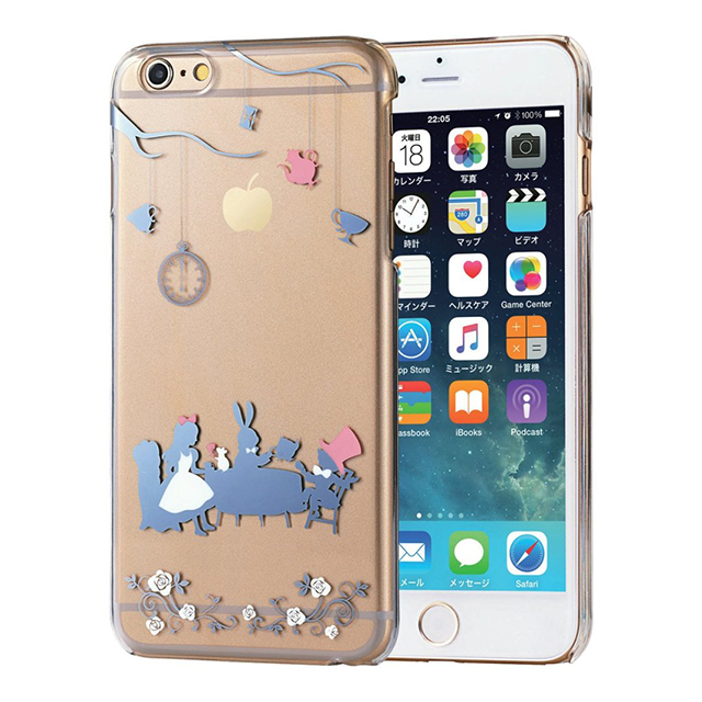 【iPhone6s Plus/6 Plus ケース】シェルカバー/アップルテクスチャー/アリス（シルバー）サブ画像