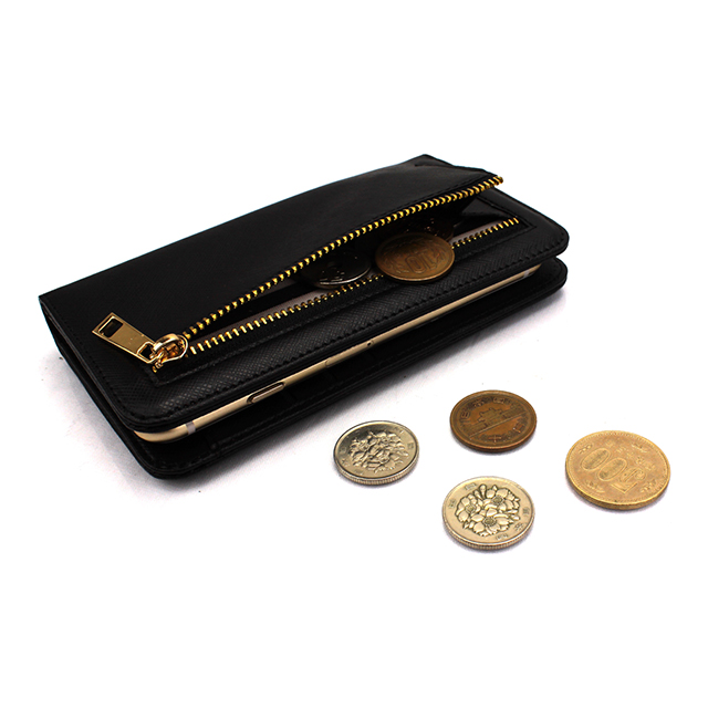 【iPhone6s/6 ケース】Wallet Case (Ribbon Black)サブ画像