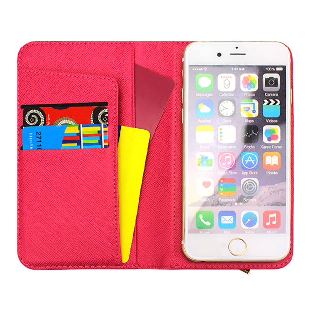 【iPhone6s/6 ケース】Wallet Case (Ribbon Pink)goods_nameサブ画像