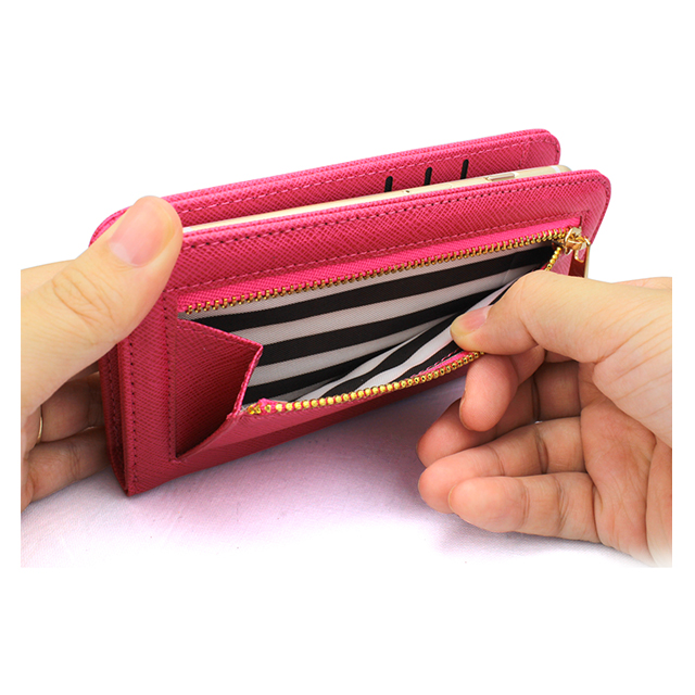 【iPhone6s/6 ケース】Wallet Case (Ribbon Pink)サブ画像