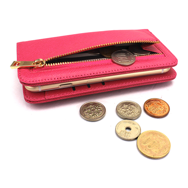 【iPhone6s/6 ケース】Wallet Case (Ribbon Pink)サブ画像