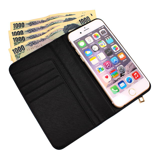 【iPhone6s/6 ケース】Wallet Case (Black)goods_nameサブ画像