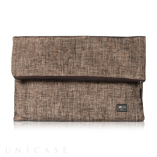 Tablet Clutch 11-13 inch HALEY, Metallic Brown