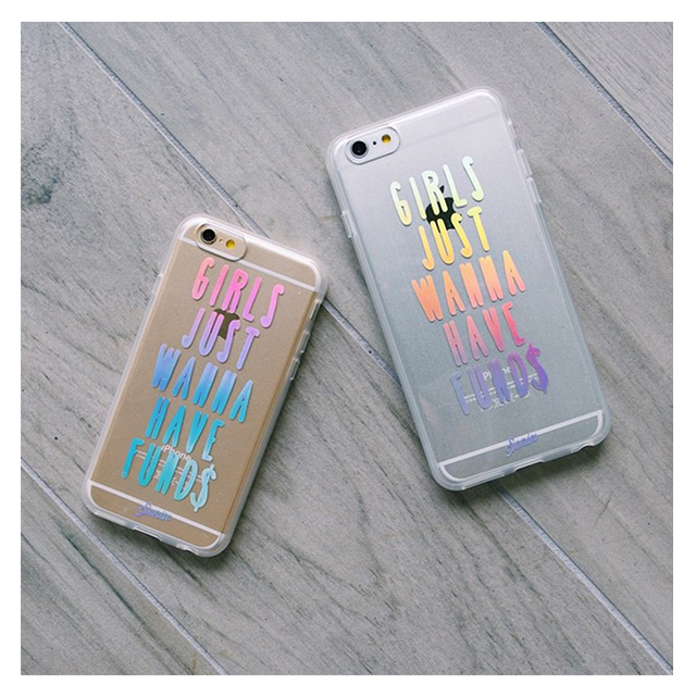 【iPhone6s/6 ケース】CLEAR (Girls Just Wanna Have Funds)サブ画像