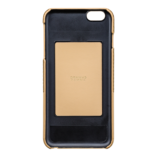 【iPhone6s Plus/6 Plus ケース】Back Leather Case ”Hex” (Gold)サブ画像