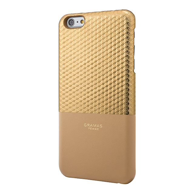 【iPhone6s Plus/6 Plus ケース】Back Leather Case ”Hex” (Gold)サブ画像