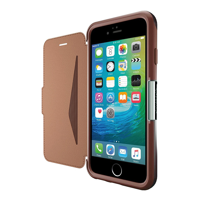 【iPhone6s/6 ケース】レザーフォリオ シリーズ ブラウン (SADDLE BROWN)サブ画像