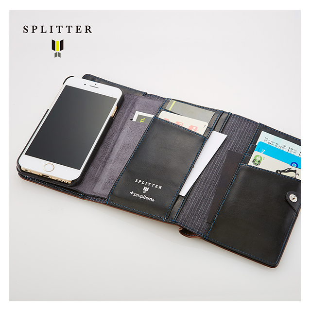 【iPhone6s/6 ケース】SPLITTER Flip Note Wallet Case (ブラック)goods_nameサブ画像