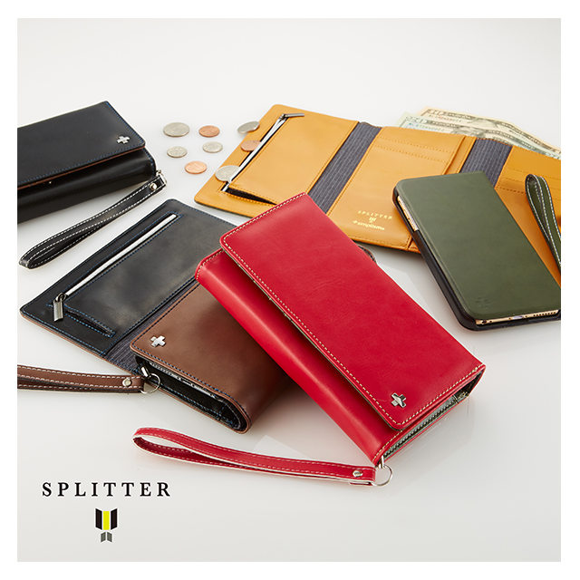 【iPhone6s/6 ケース】SPLITTER Flip Note Wallet Case (グリーン)サブ画像