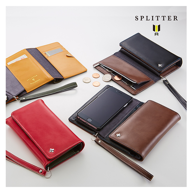 【iPhone6s/6 ケース】SPLITTER Flip Note Wallet Case (レッド)サブ画像