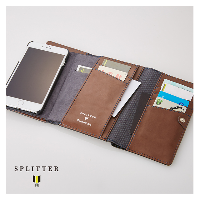 【iPhone6s Plus/6 Plus ケース】SPLITTER Flip Note Wallet Case (ブラック)サブ画像