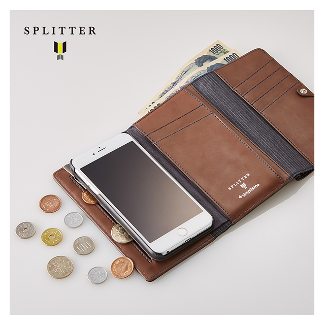 【iPhone6s Plus/6 Plus ケース】SPLITTER Flip Note Wallet Case (ブラック)goods_nameサブ画像