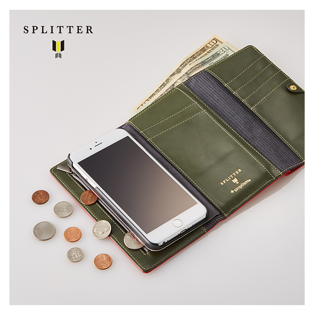 【iPhone6s Plus/6 Plus ケース】SPLITTER Flip Note Wallet Case (ブラック)goods_nameサブ画像