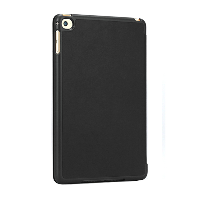 【iPad mini4 ケース】LeatherLook SHELL with Front cover (ブラック)goods_nameサブ画像