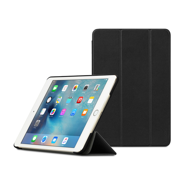 【iPad mini4 ケース】LeatherLook SHELL with Front cover (ブラック)goods_nameサブ画像