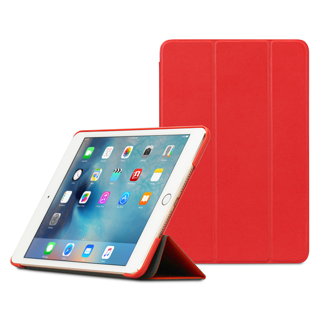 【iPad mini4 ケース】LeatherLook SHELL with Front cover (レッド)サブ画像