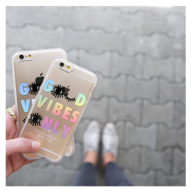 【iPhone6s/6 ケース】CLEAR (GOOD VIBES ONLY)サブ画像