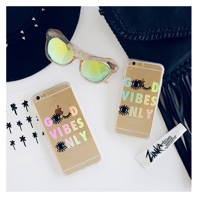 【iPhone6s/6 ケース】CLEAR (GOOD VIBES ONLY)goods_nameサブ画像