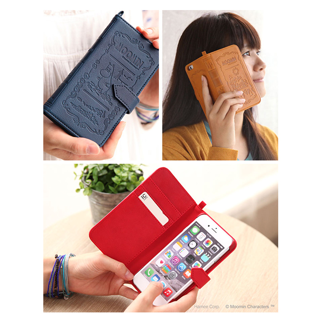【iPhone6s/6 ケース】MOOMIN Notebook Case (リトルミイ/ブラウン)goods_nameサブ画像