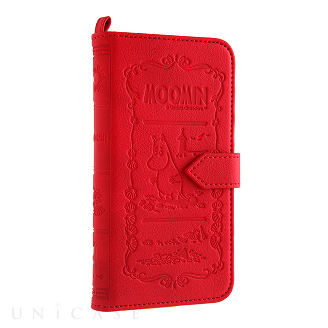 【iPhone6s/6 ケース】MOOMIN Notebook Case (ムーミン/レッド)