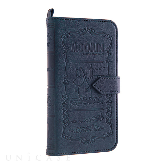 【iPhone6s/6 ケース】MOOMIN Notebook Case (ムーミン/ネイビー)
