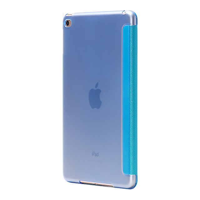 【iPad mini4 ケース】フラップケース 「Clear Note」 (ブルー)サブ画像