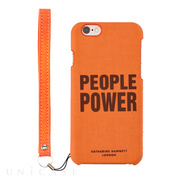 【iPhone6s/6 ケース】KATHARINE HAMNETT LONDON Fabric Case (PEOPLE POWER)