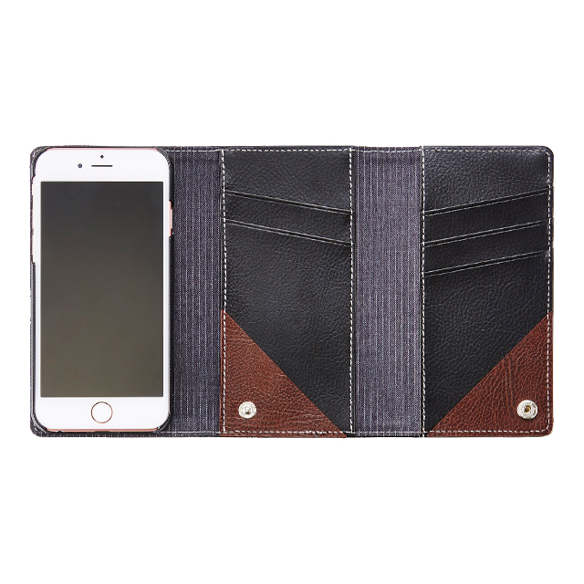 【iPhone6s/6 ケース】KATHARINE HAMNETT LONDON フリップノートカードケース (ブラック)サブ画像