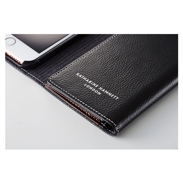 【iPhone6s/6 ケース】KATHARINE HAMNETT LONDON フリップノートカードケース (ブラック)goods_nameサブ画像