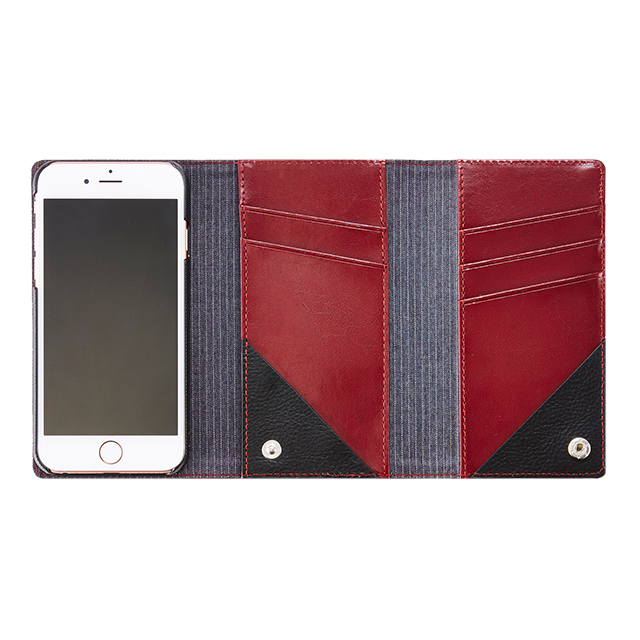 【iPhone6s/6 ケース】KATHARINE HAMNETT LONDON フリップノートカードケース (レッド)サブ画像