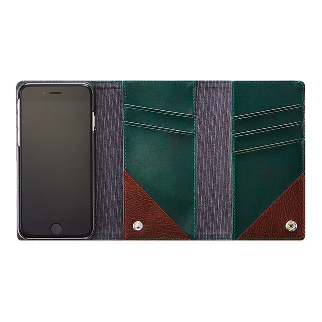 【iPhone6s/6 ケース】KATHARINE HAMNETT LONDON フリップノートカードケース (グリーン)サブ画像