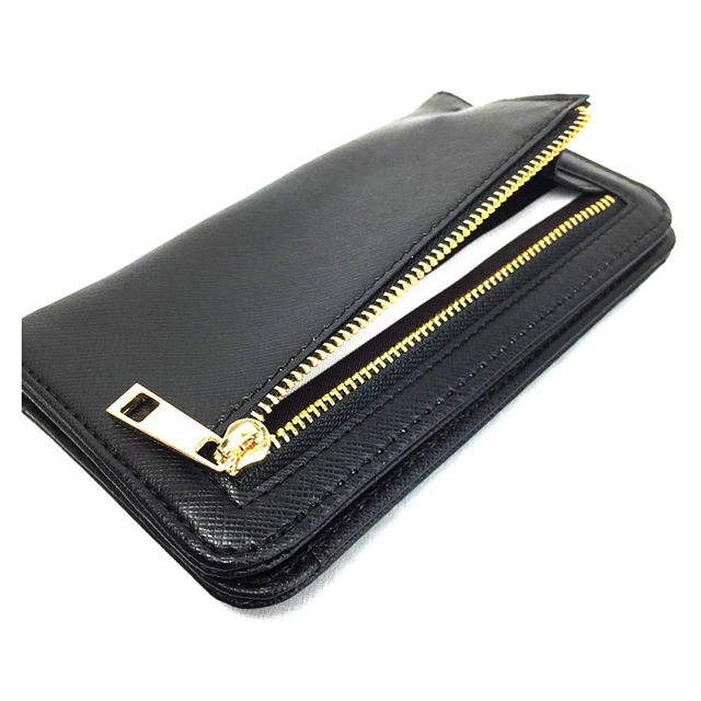 【マルチ スマホケース】Free Size Case Wallet (Ribbon Black)goods_nameサブ画像