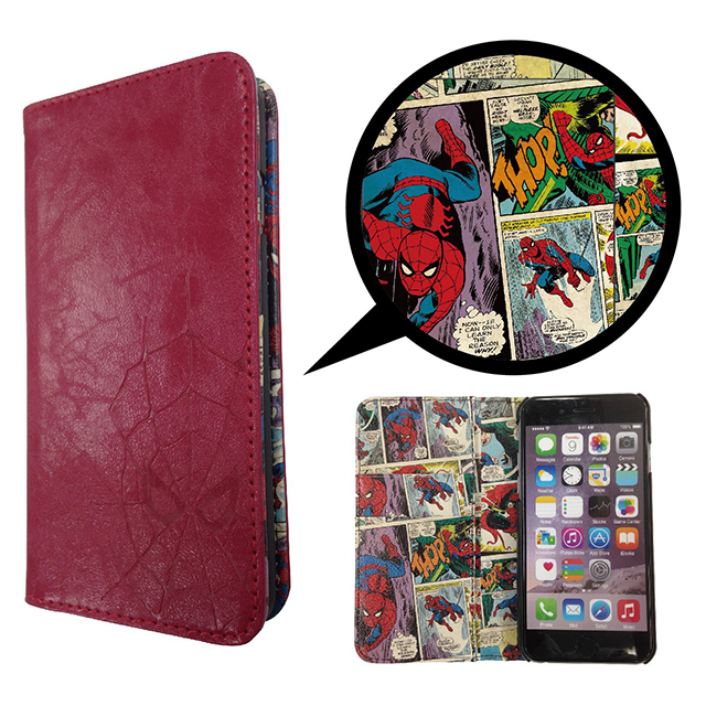 【iPhone6s/6 ケース】MARVEL フリップケース (レッド/スパイダーマン)goods_nameサブ画像