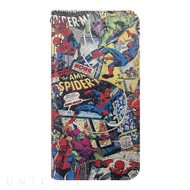 【iPhone6s/6 ケース】MARVEL フリップケース (コミック総柄)