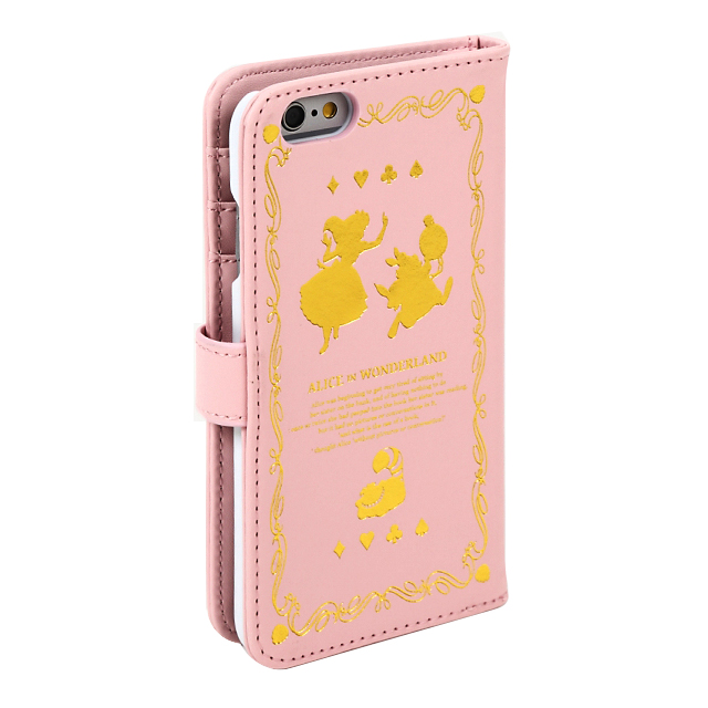 【iPhone6s/6 ケース】箔押しBOOKケース (アリス)goods_nameサブ画像