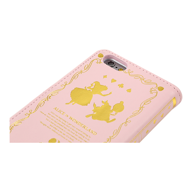 【iPhone6s/6 ケース】箔押しBOOKケース (アリス)goods_nameサブ画像