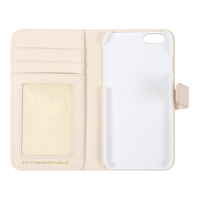 【iPhone6s/6 ケース】箔押しBOOKケース (スヌーピー)goods_nameサブ画像