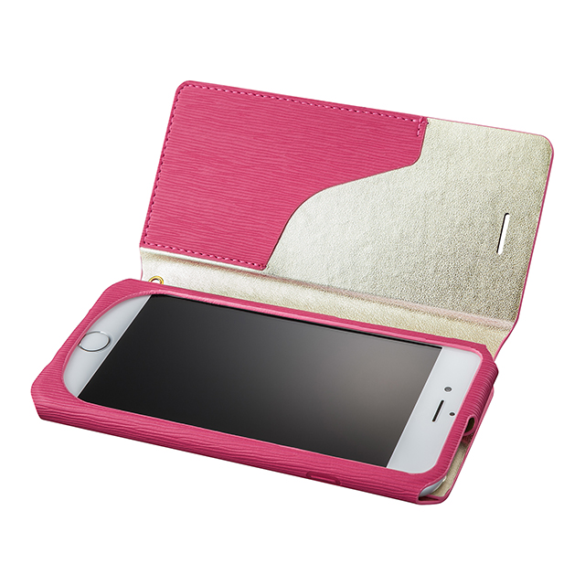 【iPhone6s/6 ケース】Flap Leather Case ”Colo” (Pink)goods_nameサブ画像