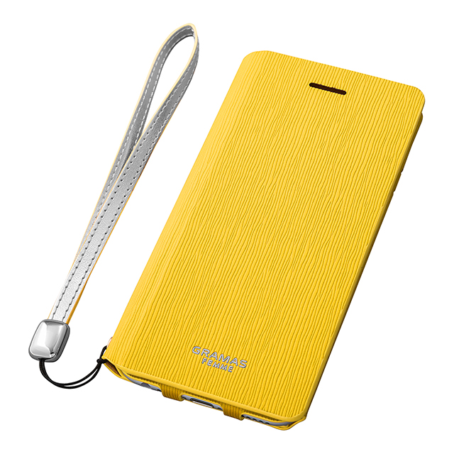 【iPhone6s/6 ケース】Flap Leather Case ”Colo” (Yellow)サブ画像