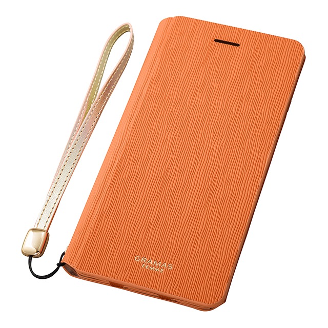 【iPhone6s Plus/6 Plus ケース】Flap Leather Case ”Colo” (Orange)サブ画像