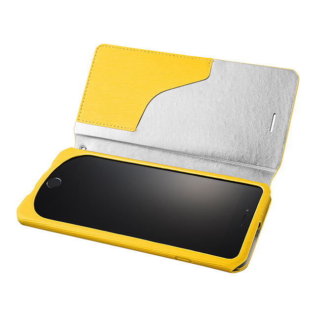 【iPhone6s Plus/6 Plus ケース】Flap Leather Case ”Colo” (Yellow)サブ画像