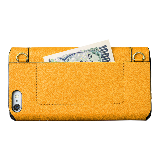 【iPhone6s Plus/6 Plus ケース】Bag Type Leather Case ”Sac” (Yellow)サブ画像