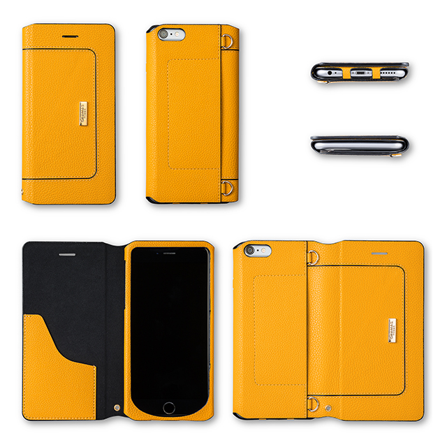 【iPhone6s Plus/6 Plus ケース】Bag Type Leather Case ”Sac” (Yellow)サブ画像