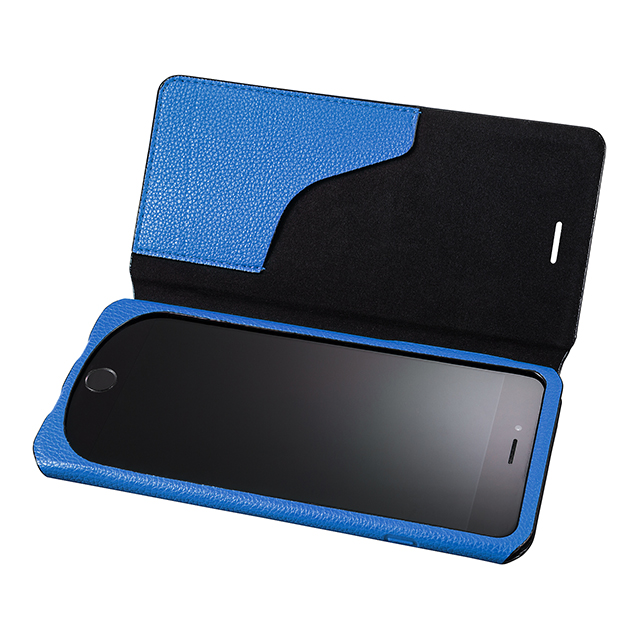 【iPhone6s Plus/6 Plus ケース】Bag Type Leather Case ”Sac” (Blue)サブ画像