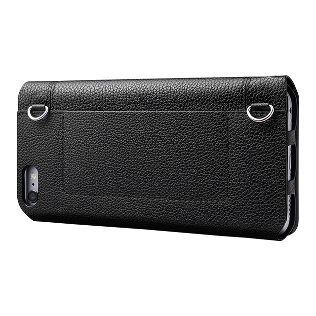 【iPhone6s Plus/6 Plus ケース】Bag Type Leather Case ”Sac” (Black)サブ画像